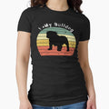 Retro Sunset I love My English Bulldog by Drnksuzys - Adult & Kids T-Shirts, Sweatshirts & Hoodies apparel design preview 1