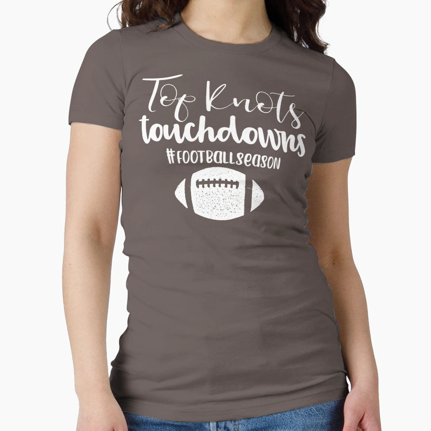 Knots And Touchdowns T-Shirt - Aesthetic Graphic Men Women - T-Shirt, Sweatshirt, Hoodie