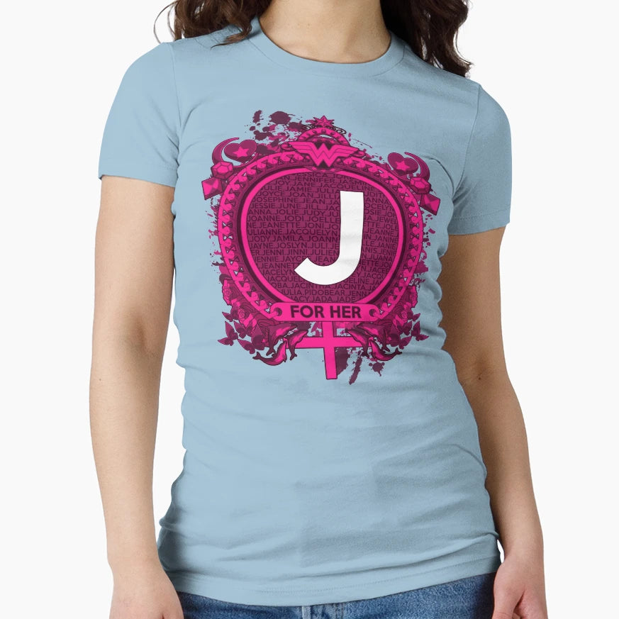 Her J T-Shirt - Casual Everyday Wear Unisex - T-Shirt, Sweatshirt, Hoodie