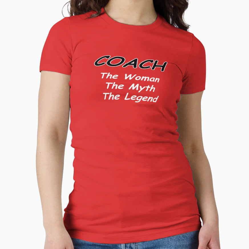 Coach Myth Legend T-Shirt - Fun Novelty Design for Adults - T-Shirt, Sweatshirt, Hoodie