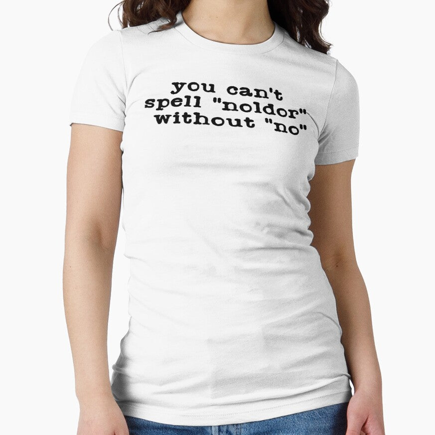 Oh No, the Noldor (Black Text) by Silmarils - Adult & Kids T-Shirts, Sweatshirts & Hoodies apparel design preview 1