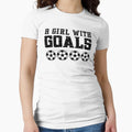 Just Who Loves Soccer Goals Soccer T-Shirt - Aesthetic Graphic for Adults - T-Shirt, Sweatshirt, Hoodie