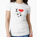 I Love Soccer I Love Football T-Shirt - Fun Novelty Design for Adults - T-Shirt, Sweatshirt, Hoodie