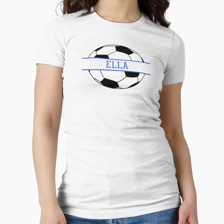 Ella Personalized Soccer Ball T-Shirt - Graphic Print Men Women - T-Shirt, Sweatshirt, Hoodie