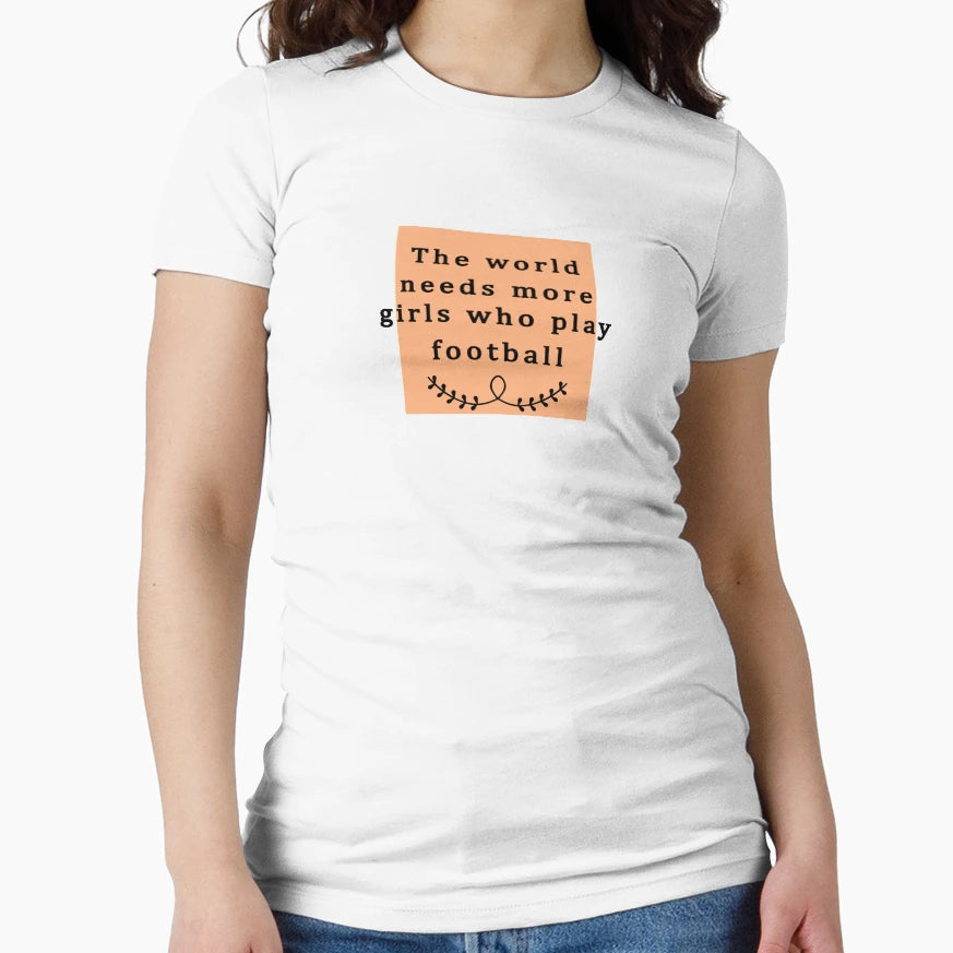 World Needs More Who Football T-Shirt - Casual Everyday Wear for Adults - T-Shirt, Sweatshirt, Hoodie