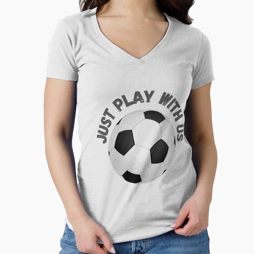 Just Play Us T-Shirt - Minimalist Print for Adults - T-Shirt, Sweatshirt, Hoodie