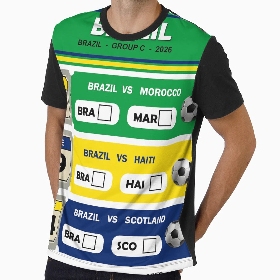 Brazil Soccer Fan 2026 World Cup T-Shirt - Aesthetic Graphic Unisex - T-Shirt, Sweatshirt, Hoodie
