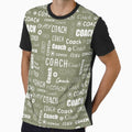 Coach Military Green T-Shirt - Custom Art Print Unisex - T-Shirt, Sweatshirt, Hoodie
