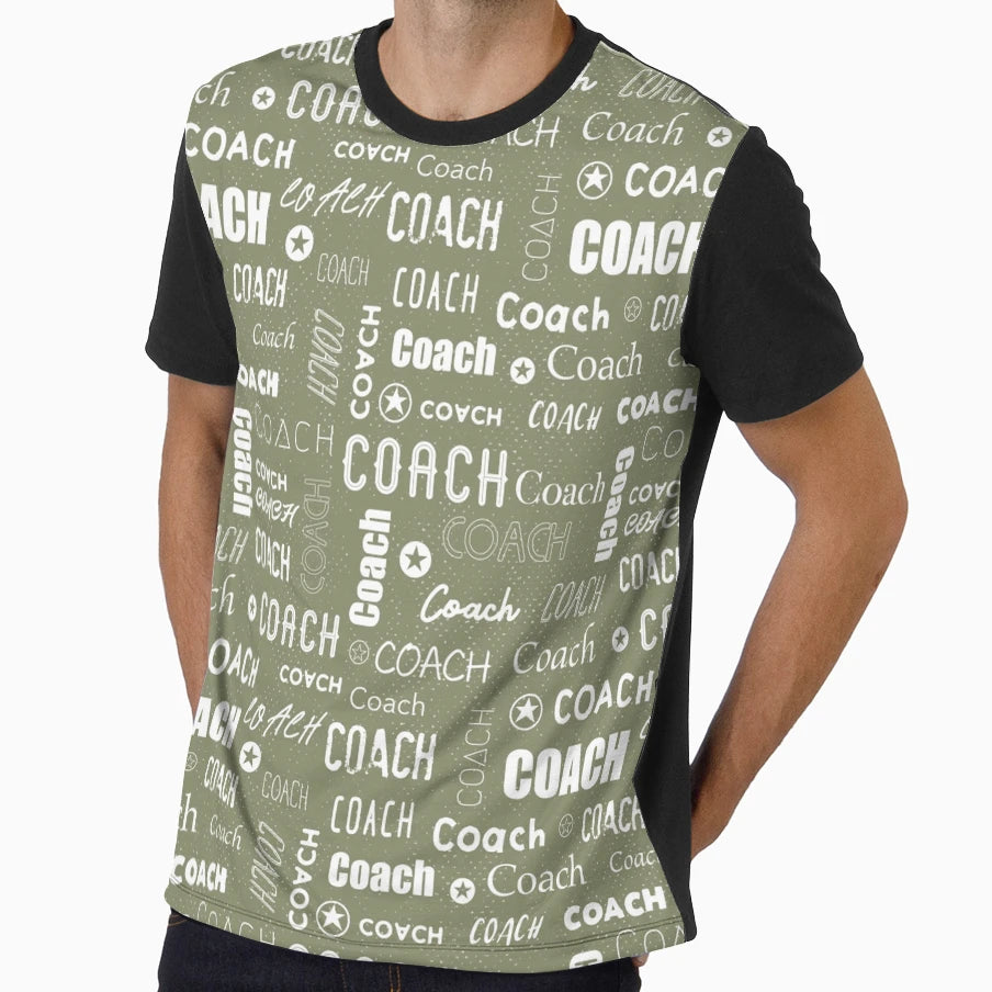 Coach Military Green T-Shirt - Custom Art Print Unisex - T-Shirt, Sweatshirt, Hoodie