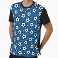 Soccer Ball Pattern Dark Blue T-Shirt - Fun Novelty Design for Adults - T-Shirt, Sweatshirt, Hoodie
