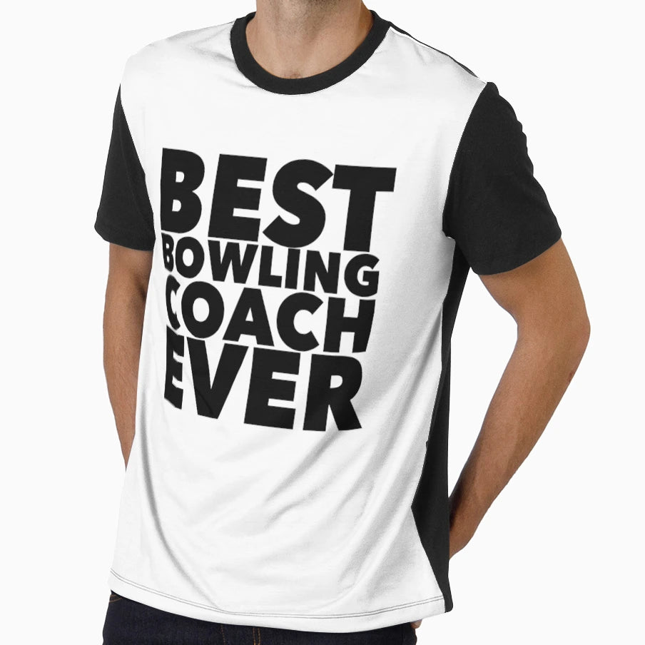 Best Bowling Coach Ever T-Shirt - Fun Novelty Design for Adults - T-Shirt, Sweatshirt, Hoodie