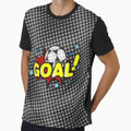 Soccer Goal T-Shirt - Minimalist Print Men Women - T-Shirt, Sweatshirt, Hoodie
