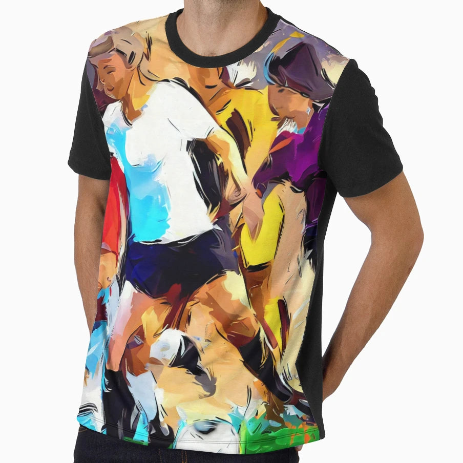 Womens Soccer League T-Shirt - Graphic Print Men Women - T-Shirt, Sweatshirt, Hoodie