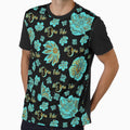 Gorgeous bright floral Not Your Babe print by Annalee - Adult & Kids T-Shirts, Sweatshirts & Hoodies apparel design preview 1