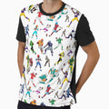 Football Players T-Shirt - Trendy Graphic Men Women - T-Shirt, Sweatshirt, Hoodie