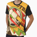 Fire Football Soccer Sport Ball T-Shirt - Casual Everyday Wear Men Women - T-Shirt, Sweatshirt, Hoodie