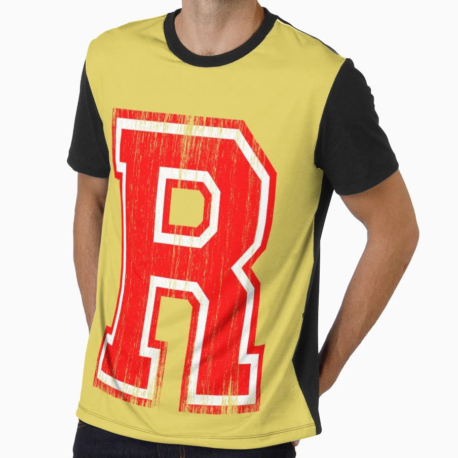 Big Red Letter R T-Shirt - Trendy Graphic for Adults - T-Shirt, Sweatshirt, Hoodie