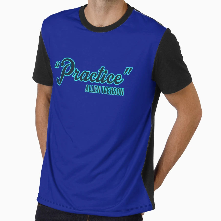 Practice Allen Iverson T-Shirt - Unique Graphic for Adults - T-Shirt, Sweatshirt, Hoodie