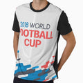World Football Cup Background T-Shirt - Fun Novelty Design Men Women - T-Shirt, Sweatshirt, Hoodie