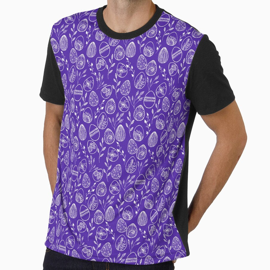 Purple Easter Design Holiday by MrRoccoBlue - Adult & Kids T-Shirts, Sweatshirts & Hoodies apparel design preview 1