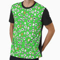 Cartoon Footballs White Shirts Fans T-Shirt - Graphic Print Men Women - T-Shirt, Sweatshirt, Hoodie