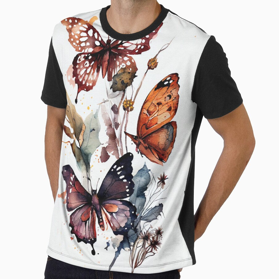 Boho Wall Decor Butterflies Art For Livingroom - Adult & Kids T-Shirts, Sweatshirts & Hoodies apparel design preview 1