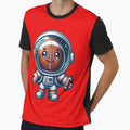 Astronaut Series American Football T-Shirt - Graphic Print Unisex - T-Shirt, Sweatshirt, Hoodie