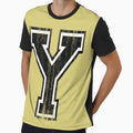 Big Varsity Letter Y T-Shirt - Trendy Graphic Men Women - T-Shirt, Sweatshirt, Hoodie