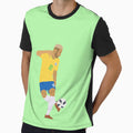 Neymar Brazil Football Control Skills T-Shirt - Trendy Graphic Men Women - T-Shirt, Sweatshirt, Hoodie