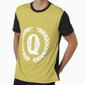 Mustard Yellow Monogram Letter Q T-Shirt - Custom Art Print for Adults - T-Shirt, Sweatshirt, Hoodie