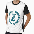 Dark Teal Monogram Letter Z T-Shirt - Casual Everyday Wear Unisex - T-Shirt, Sweatshirt, Hoodie
