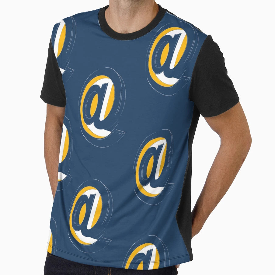 Blue Sign T-Shirt - Custom Art Print Men Women - T-Shirt, Sweatshirt, Hoodie