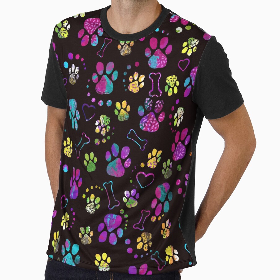 Puppy Pawz n Luv by RC-aRtY - Adult & Kids T-Shirts, Sweatshirts & Hoodies apparel design preview 1