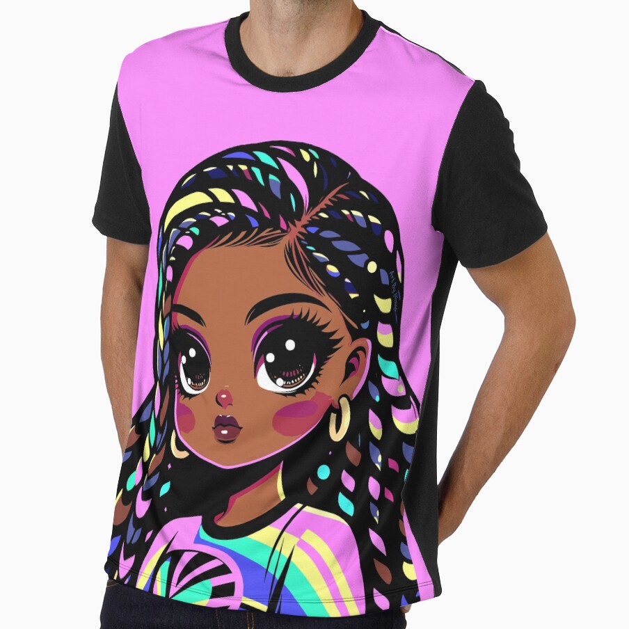 Art By Minga Kawaii Girl Chy'Anne Artbyminga - Adult & Kids T-Shirts, Sweatshirts & Hoodies apparel design preview 1