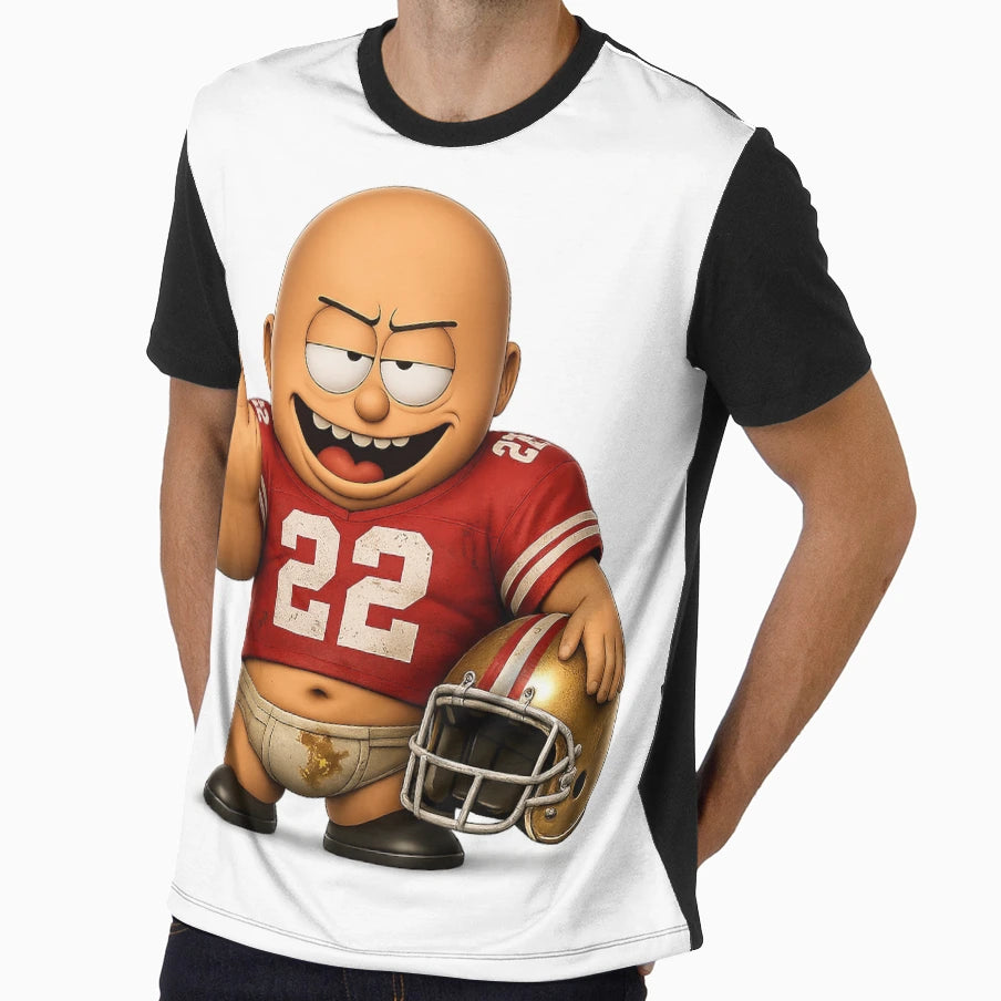 Funny American Football Player T-Shirt - Fun Novelty Design Men Women - T-Shirt, Sweatshirt, Hoodie