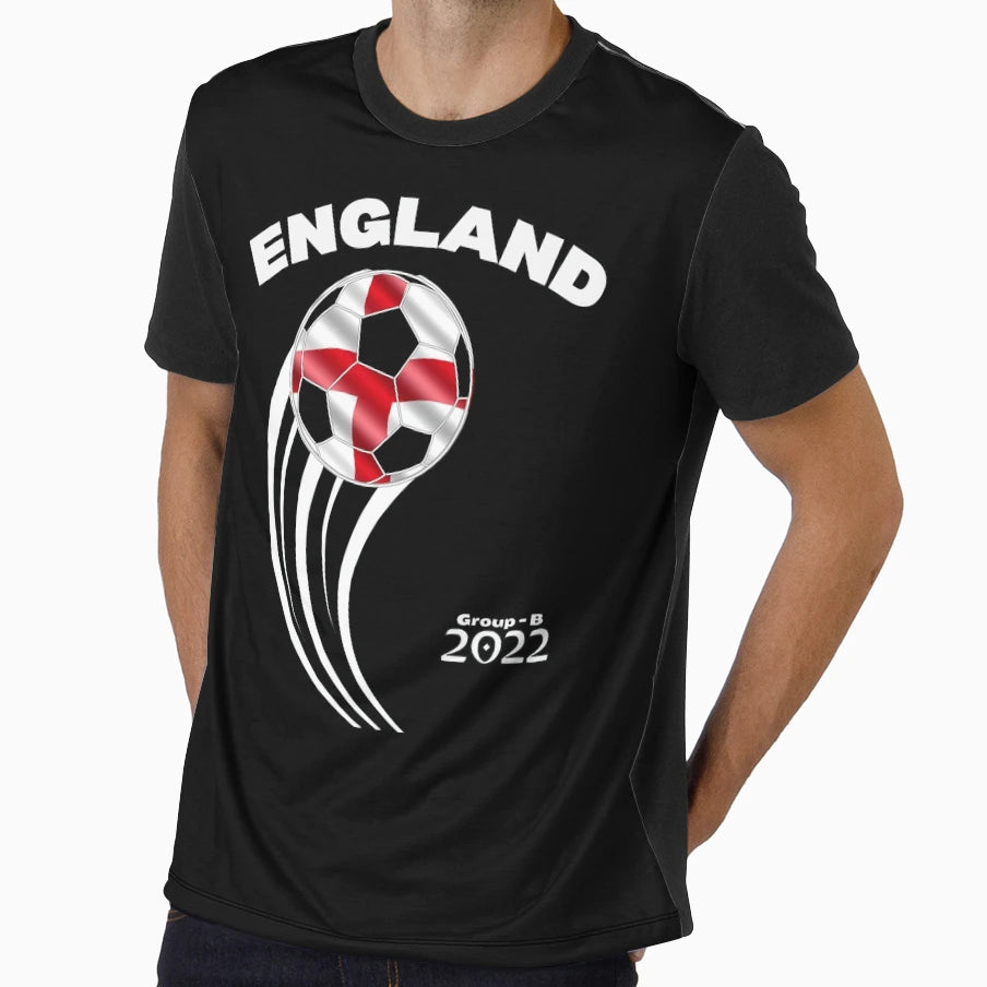 World Cup 2022 Team England T-Shirt - Novelty Apparel for Adults - T-Shirt, Sweatshirt, Hoodie