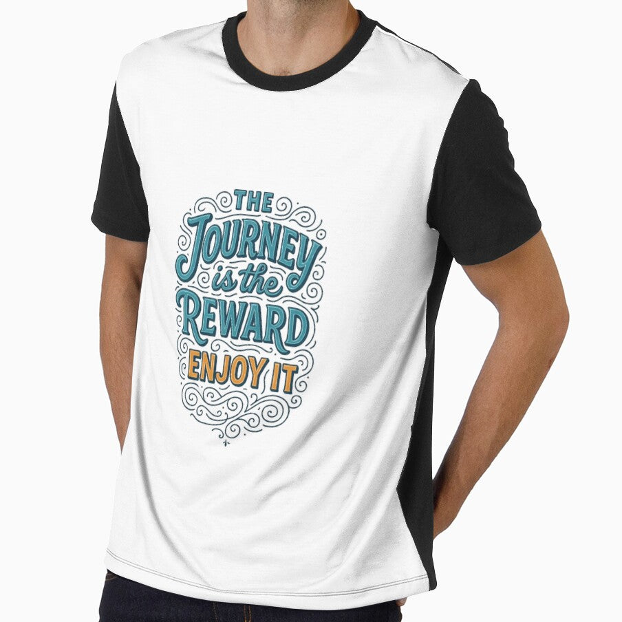 The journey is reward, Enjoy it (II) by niclothing - Adult & Kids T-Shirts, Sweatshirts & Hoodies apparel design preview 1