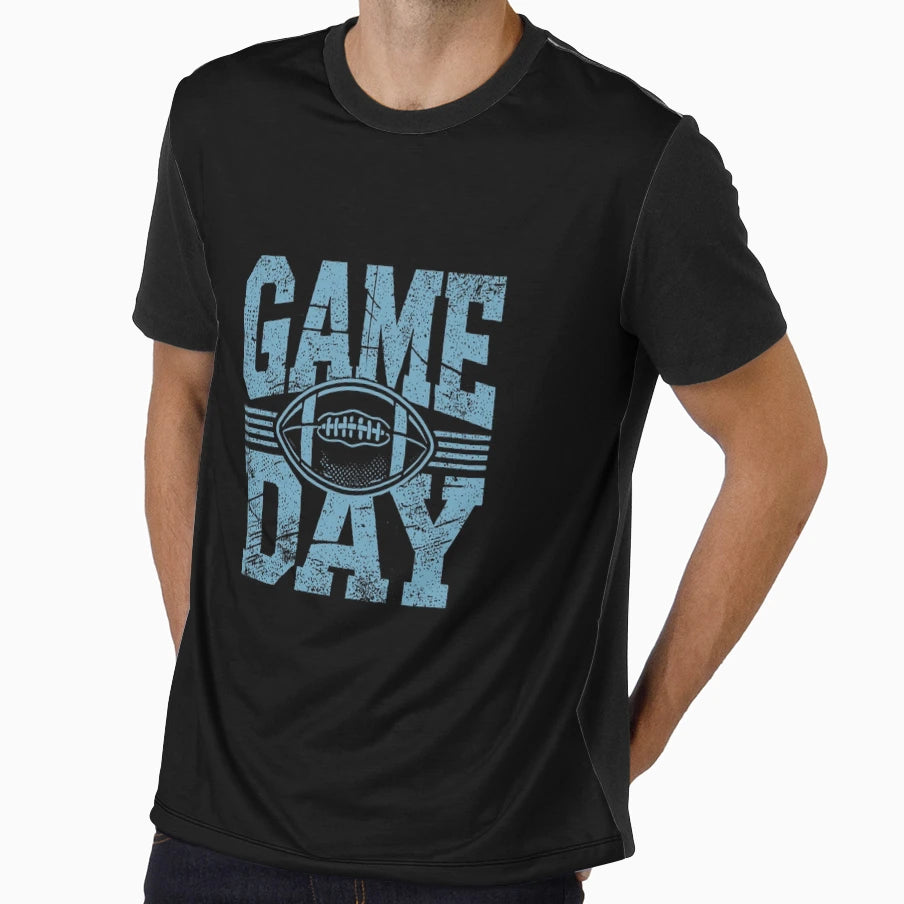 Game Day Football Grunge T-Shirt - Fun Novelty Design Unisex - T-Shirt, Sweatshirt, Hoodie