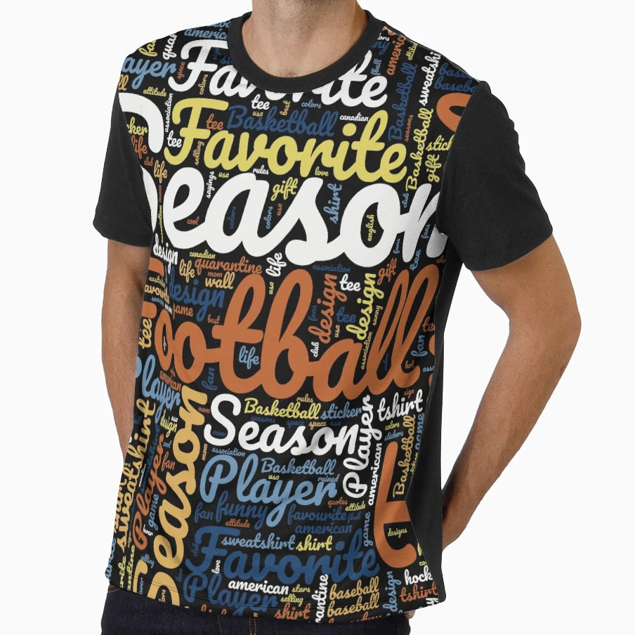 Football Is My Favorite Season T-Shirt - Streetwear Style for Adults - T-Shirt, Sweatshirt, Hoodie