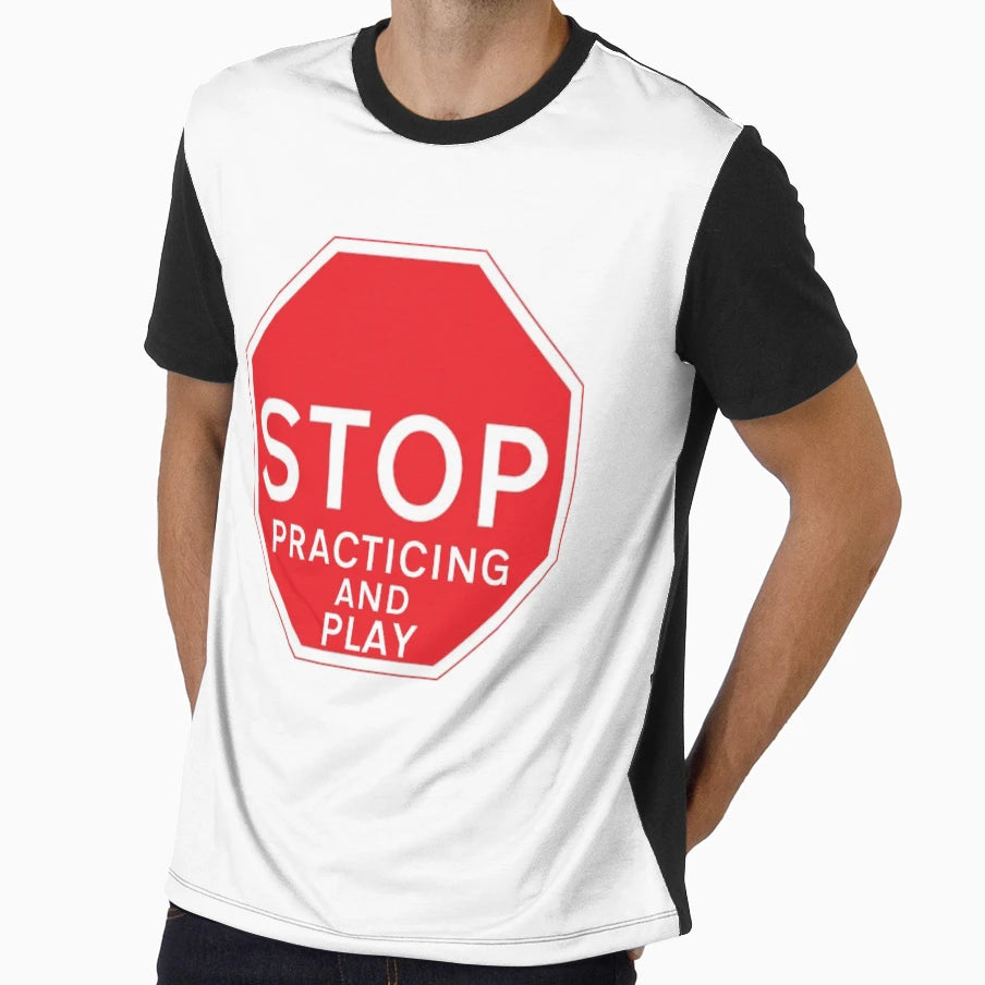 Stop T-Shirt - Custom Art Print for Adults - T-Shirt, Sweatshirt, Hoodie