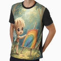 Happy tree spirit with rainbow picture by - Adult & Kids T-Shirts, Sweatshirts & Hoodies apparel design preview 1