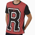 Big Varsity Letter R T-Shirt - Casual Everyday Wear Unisex - T-Shirt, Sweatshirt, Hoodie