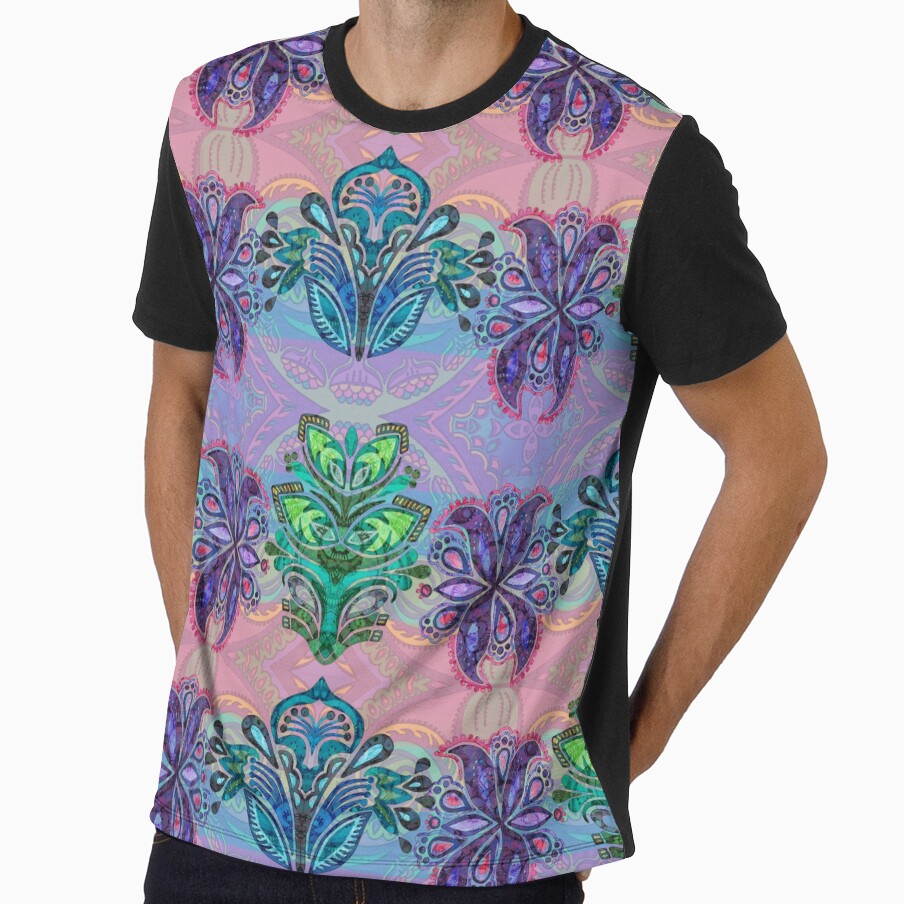 Bohemian Apriblo by Deborah Maxemow - Adult & Kids T-Shirts, Sweatshirts & Hoodies apparel design preview 1