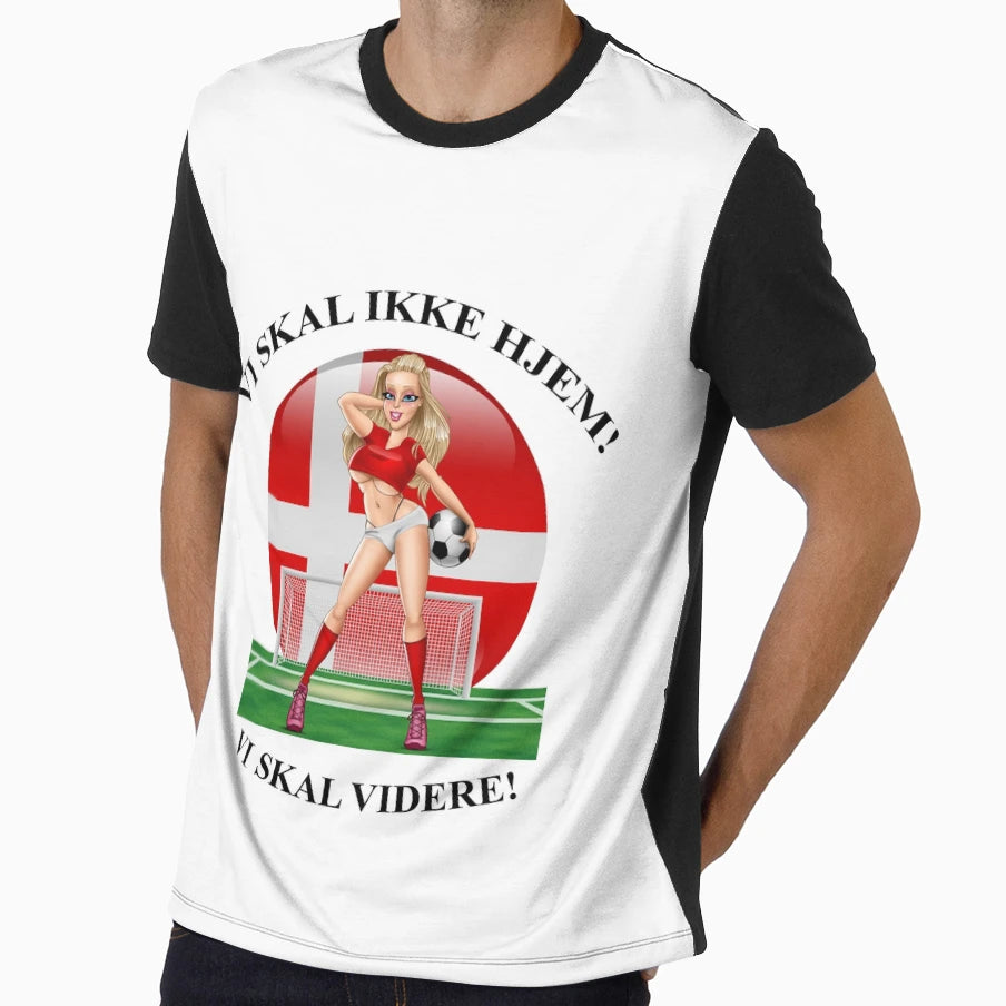 Vi Skal Ikke Hjem Vi Skal Videre T-Shirt - Novelty Apparel for Adults - T-Shirt, Sweatshirt, Hoodie