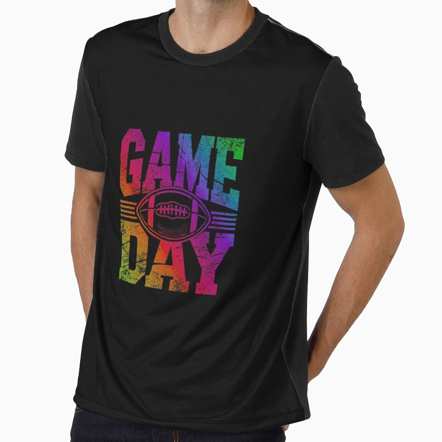 Game Day Football Grunge T-Shirt - Casual Everyday Wear Unisex - T-Shirt, Sweatshirt, Hoodie