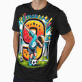 9 Year Old Young Football Birthday T-Shirt - Minimalist Print Unisex - T-Shirt, Sweatshirt, Hoodie