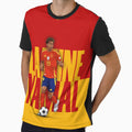 Lamine Yamal Art Rising Soccer Prodigy T-Shirt - Trendy Graphic for Adults - T-Shirt, Sweatshirt, Hoodie