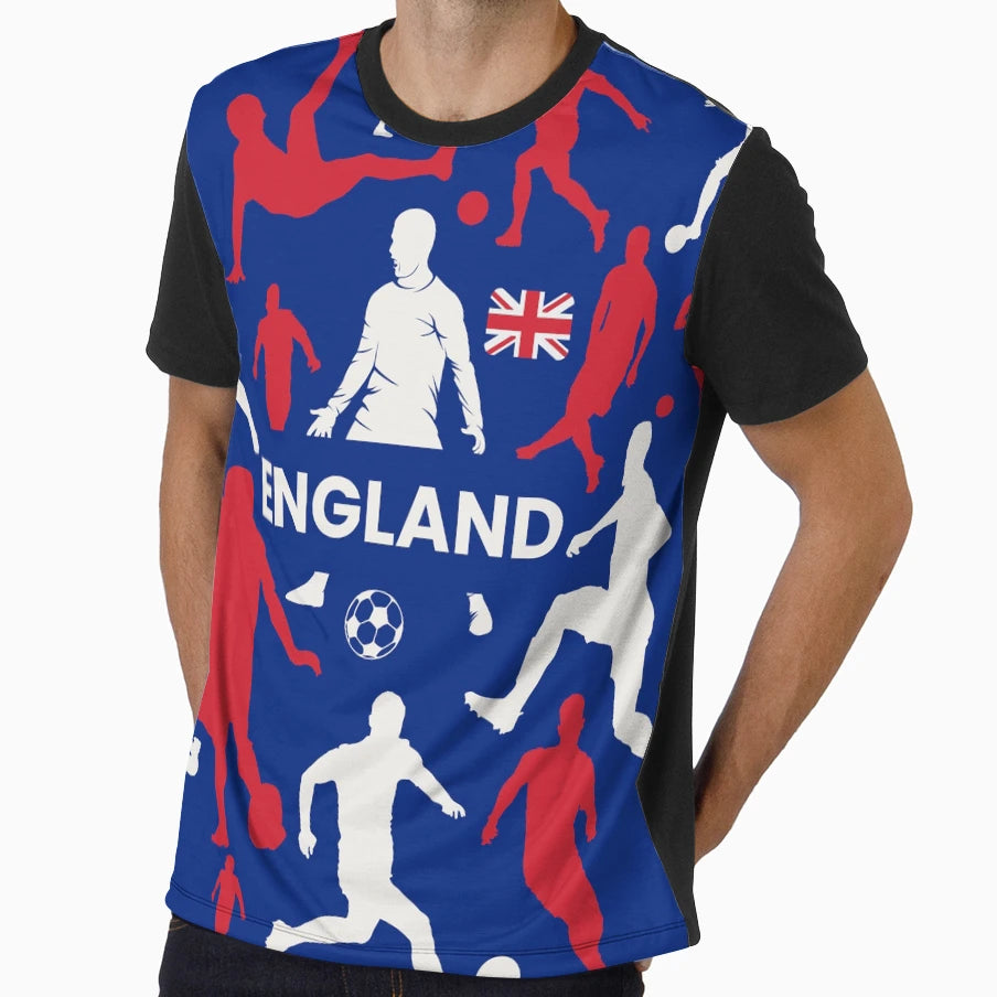 Soccer England T-Shirt - Unique Graphic Unisex - T-Shirt, Sweatshirt, Hoodie