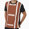 American Football Ball T-Shirt - Unique Graphic Men Women - T-Shirt, Sweatshirt, Hoodie