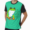"It's a good world because you're in it" Frog by - Adult & Kids T-Shirts, Sweatshirts & Hoodies apparel design preview 1